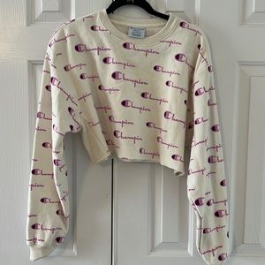 Cropped Champion Sweater - Size Small